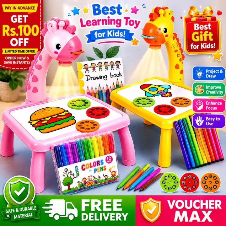 Kids Educational Drawing Desk