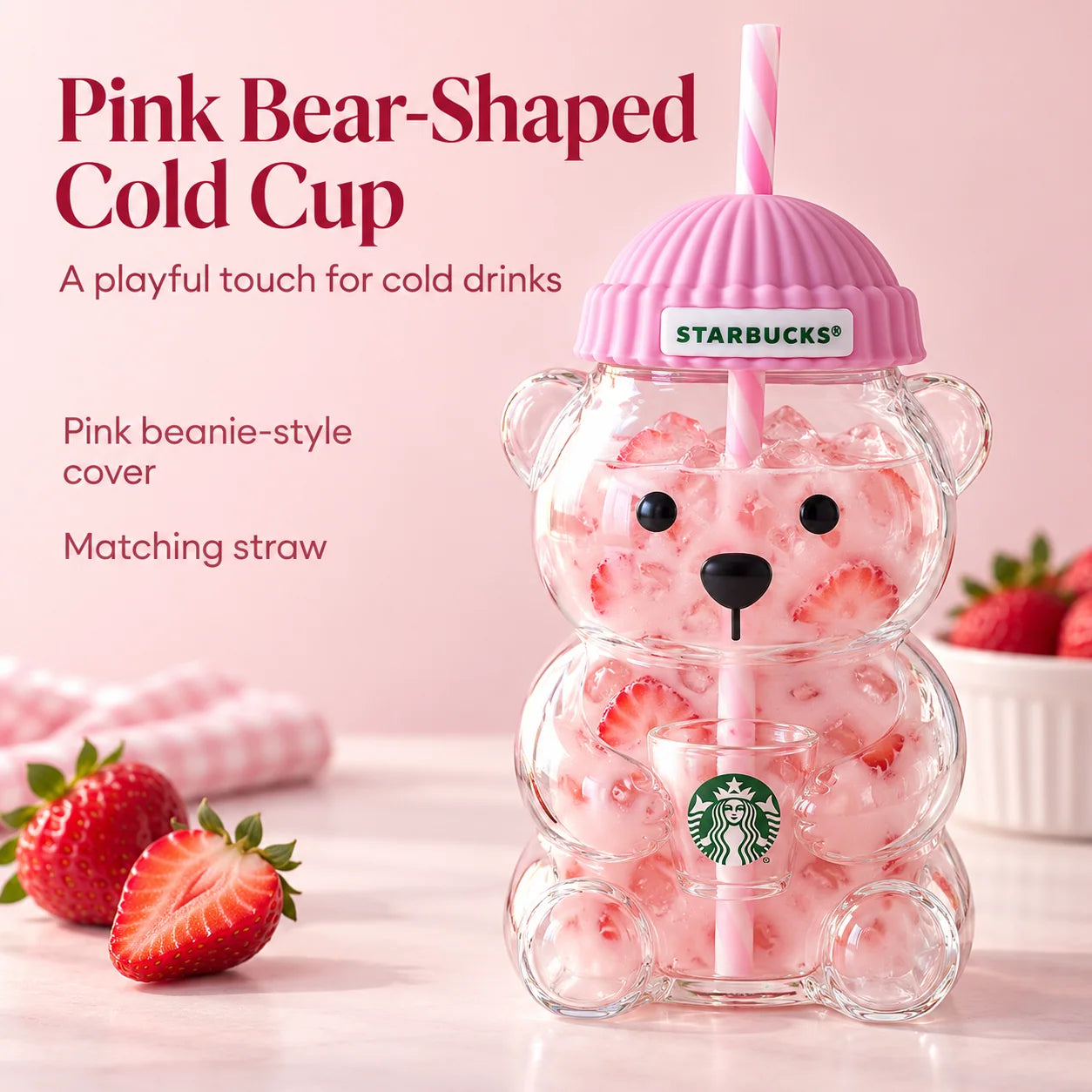 STARBUCKS BEARISTA® COLD CUP ORIGINAL GLASS 20OZ