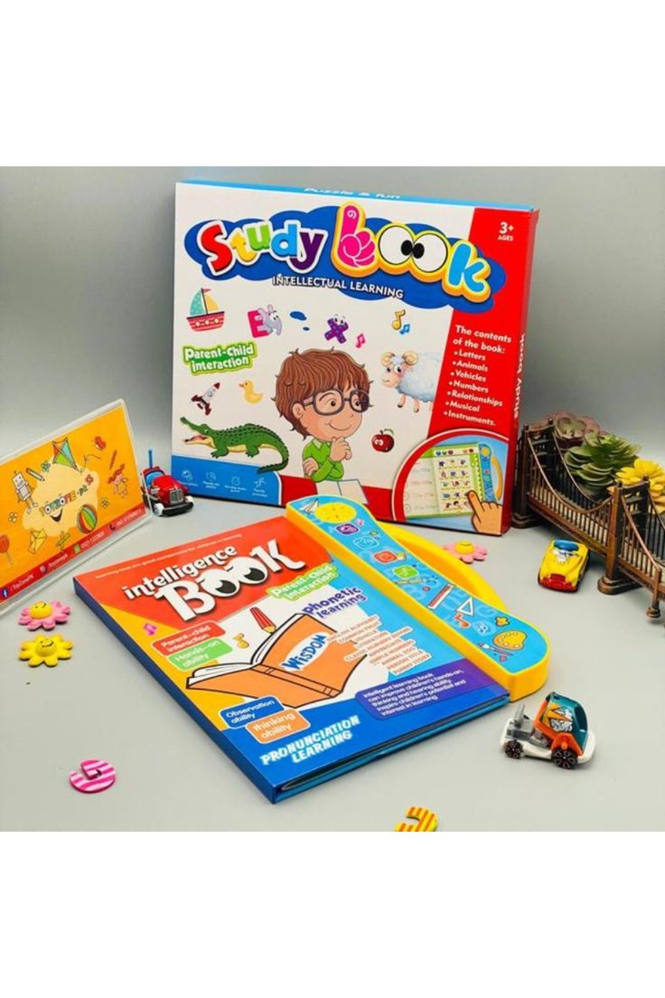 Interactive Electronic Intelligence Study Book for Kids – Audio Learning, Phonics, Nursery Rhymes & Writing Toy