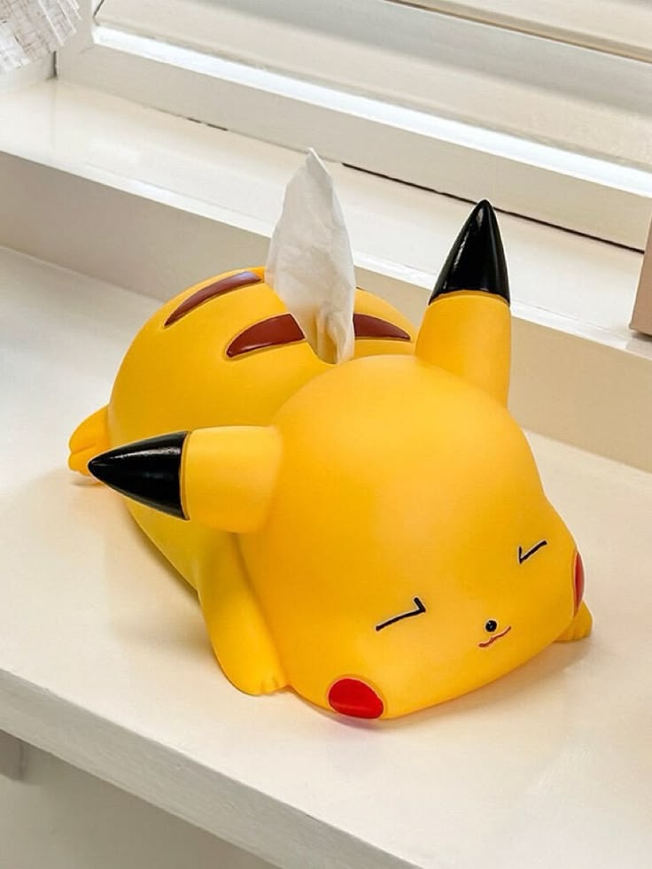 MMO PVC CUTE YELLOW CARTOON ANIMAL TISSUE BOX