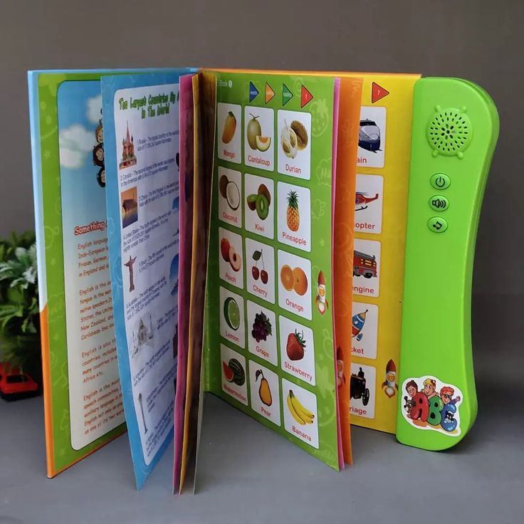Interactive Electronic Intelligence Study Book for Kids – Audio Learning, Phonics, Nursery Rhymes & Writing Toy