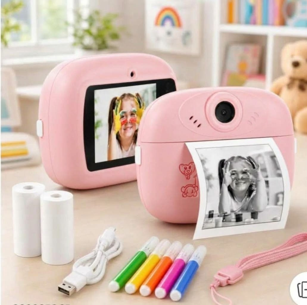 Smart Digital Dual Lens instant Print camera For kids 1080 P Vedio Recorder & Selfie Camera