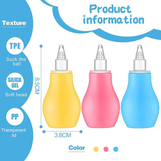 Newborn Infants Baby Children Safety Nose Cleaner Vacuum Suction