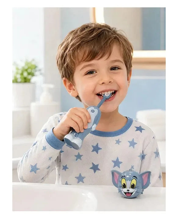 Cute Tom and Jerry Cartoon KidsToothbrush Set – Soft Bristle Oral Care Brush for Children